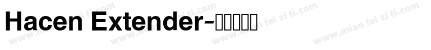Hacen Extender字体转换